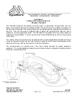 DynaMetric TRA-900 Instructions preview