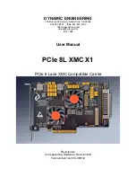 Dynamic Engineering PCIe 8L XMC X1 User Manual preview