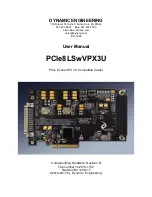 Dynamic Engineering PCIe8LSwVPX3U User Manual preview