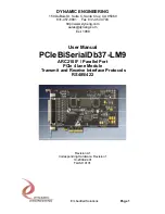 Dynamic Engineering PCIeBiSerialDb37-LM9 User Manual preview