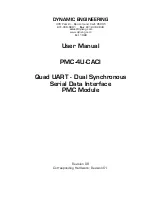 Preview for 1 page of Dynamic Engineering PMC-4U-CACI User Manual