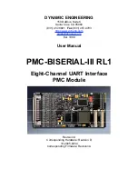 Предварительный просмотр 1 страницы Dynamic Engineering PMC-BISERIAL-III RL1 User Manual