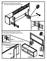 Предварительный просмотр 4 страницы Dynamic Furniture STORAGE BED Assembly Instructions Manual