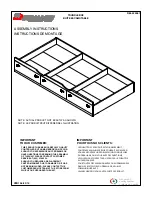 Dynamic Furniture TRUNDLE BOX Assembly Instructions Manual preview