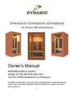 Preview for 1 page of Dynamic Saunas DYN-6103-01 Owner'S Manual