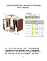 Preview for 10 page of Dynamic Saunas DYN-6103-01 Owner'S Manual