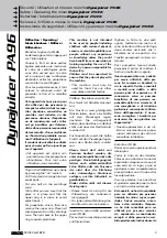 Preview for 3 page of Dynamic 551.030 User Manual