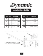 Dynamic 91148X72MMAG Installation Manual preview