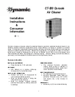 Dynamic CT-500 Installation Instructions preview