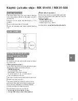 Предварительный просмотр 19 страницы Dynamic Master MX 91-410 User Manual