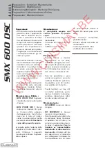 Preview for 6 page of Dynamic SMX 600 Dsc User Manual