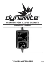 Предварительный просмотр 1 страницы Dynamite ProPhet SPort II Operation Manual