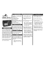 Предварительный просмотр 1 страницы Dynamite Vision Peak 2 Instruction Manual