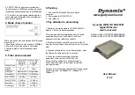 Dynamix 20km 10/100/1000WDM User Manual preview