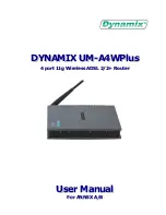 Dynamix ANEXX A User Manual preview