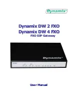 Предварительный просмотр 1 страницы Dynamix DW 2 FXO User Manual