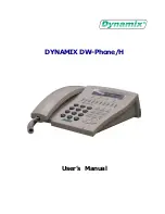 Dynamix DW-Phone/H User Manual preview