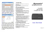 Preview for 1 page of Dynamix HP-51/M Quick Start Manual