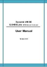 Dynamix US-SE User Manual предпросмотр