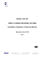 DynAmp LKP-100 Installation, Operation And Service Manual предпросмотр