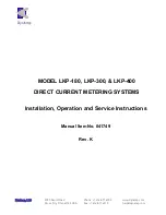 DynAmp LKP-180 Installation, Operation And Service Instructions preview