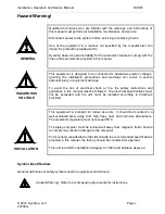 Preview for 5 page of DynAmp RCEM Installation, Operation And Service Manual