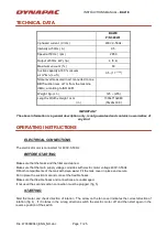 Preview for 7 page of Dynapac BA41/BB Series Instructions And Spare Parts Catalogue