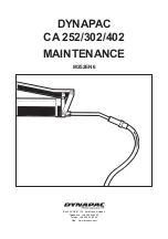 Preview for 1 page of Dynapac CA 252 Maintenance Manual