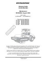 Preview for 3 page of Dynapac CA 252 Maintenance Manual