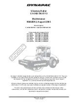 Preview for 3 page of Dynapac CA 262 Series Maintenance Manual