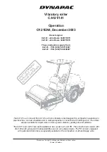 Preview for 3 page of Dynapac CA121 Operation Manual