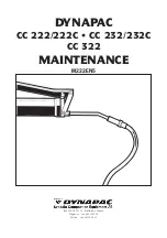 Preview for 1 page of Dynapac CC 222 Maintenance Manual