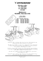 Preview for 3 page of Dynapac CC 222 Maintenance Manual