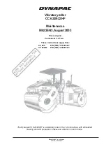 Preview for 3 page of Dynapac CC 622 Maintenance Manual