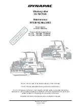 Preview for 3 page of Dynapac CC 722C Maintenance Manual