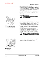 Preview for 56 page of Dynapac CG223HF Instruction Manual