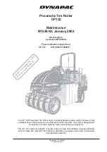 Preview for 3 page of Dynapac CP 132 Maintenance Manual