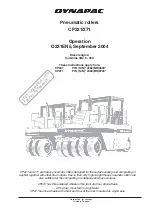 Preview for 1 page of Dynapac CP221 Operation