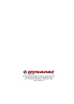 Preview for 113 page of Dynapac CP2700 Instruction Manual