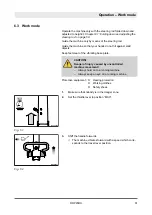 Предварительный просмотр 61 страницы Dynapac DRP45DX Operating Instructions Manual