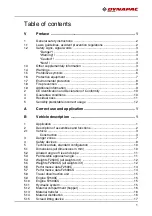 Preview for 3 page of Dynapac F2500C Operation & Maintenance Manual