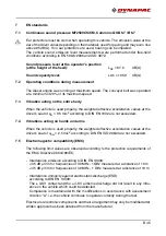 Preview for 73 page of Dynapac MF2500CM Operating Instructions Manual