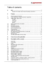 Preview for 3 page of Dynapac V5100TV-H Application, Operation & Maintenance