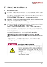 Preview for 95 page of Dynapac V5100TV-H Application, Operation & Maintenance