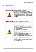 Preview for 137 page of Dynapac V5100TV-H Application, Operation & Maintenance