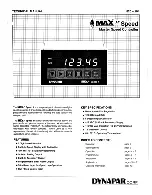 Preview for 1 page of DYNAPAR max jr speed 1 Technical Manual