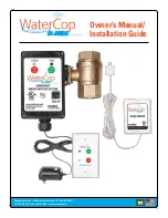 DynaQuip Controls WaterCop classic Owner'S Manual And Installation Manual preview