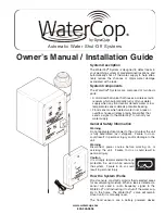 DynaQuip Controls WaterCop Owner'S Manual preview