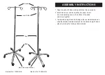 Preview for 2 page of dynarex 10555-2HB Assembly Instructions