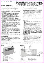 dynarex DynaRest Airfloat 300 User Manual предпросмотр